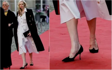 Glumicu Gwendoline Christie najbolje pamtimo po ulozi u hit seriji &apos;Igra prijestolja&apos;, a poznata je po tome što je visoka čak 190 centimetara. Jednako tako, ima i poprilično velika stopala, a nosi broj 44.5.