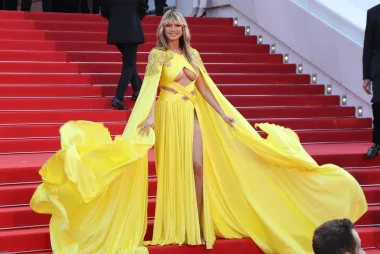Heidi je izabrala haljinu iz dizajnera Zuhaira Murada, odnosno model iz njegove Couture linije. 