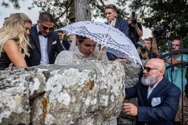 Ana Gruica Uglešić za crkveno vjenčanje odabrala haljinu domaće dizajnerice