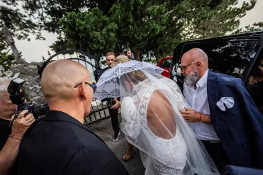 Ana Gruica Uglešić za crkveno vjenčanje odabrala haljinu domaće dizajnerice