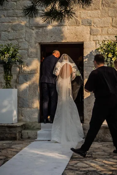 Ana Gruica Uglešić za crkveno vjenčanje odabrala haljinu domaće dizajnerice