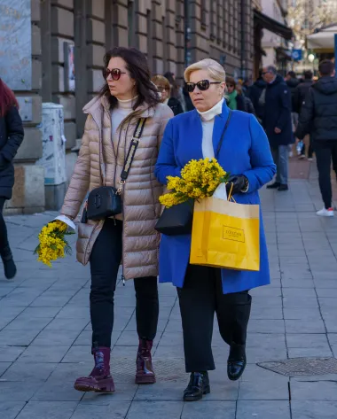 Zagrebačka špica u znaku mimoza i osmijeha, a Zagrepčanke nikad elegantnije