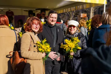 Zagrebačka špica u znaku mimoza i osmijeha, a Zagrepčanke nikad elegantnije