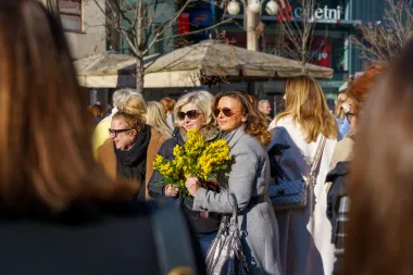 Zagrebačka špica u znaku mimoza i osmijeha, a Zagrepčanke nikad elegantnije