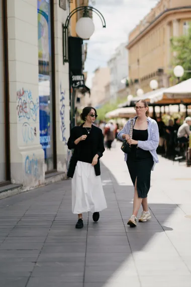 Zagrebačka špica: Ljetne kombinacije i čizme zavladale centrom grada