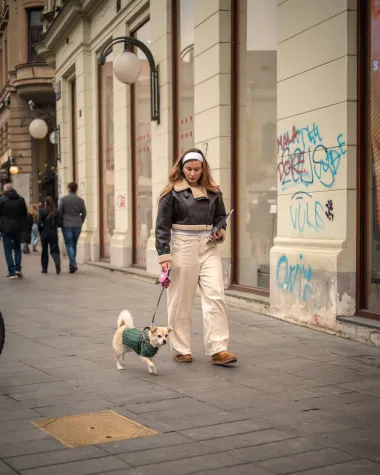 Zagrebačka špica u 67 fotografija: Elegantne dame, psići i zagasiti outfiti