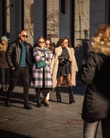 Zagrebačka špica: Bunde su bile glavni modni komad, potpuno privlače pažnju i griju