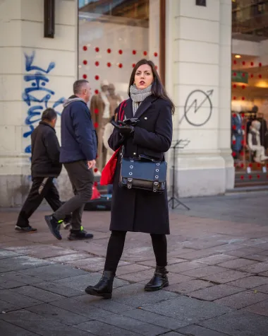 Zagrebačka špica: Bunde su bile glavni modni komad, potpuno privlače pažnju i griju