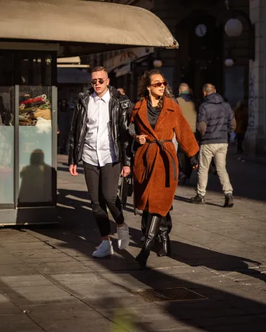 Zagrebačka špica: Bunde su bile glavni modni komad, potpuno privlače pažnju i griju