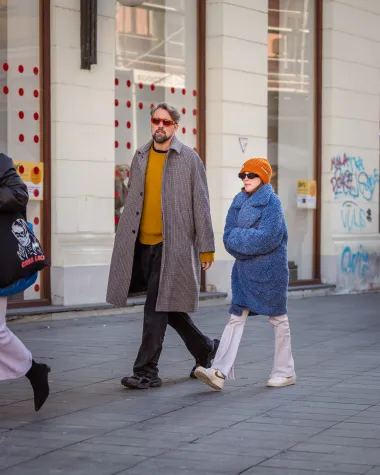 Zagrebačka špica: Bunde su bile glavni modni komad, potpuno privlače pažnju i griju