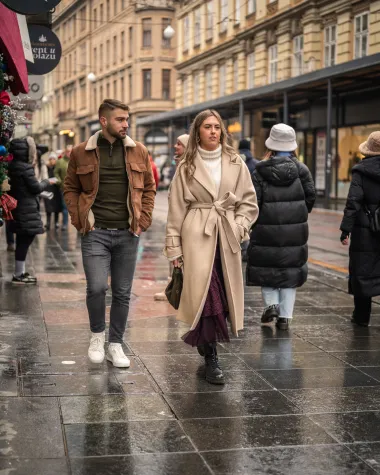 Zagrebačka špica ove subote bila je potpuno drukčija, u tamnim i sivim nijansama
