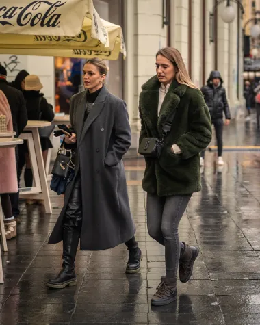 Zagrebačka špica ove subote bila je potpuno drukčija, u tamnim i sivim nijansama