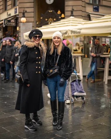 Zagrebačka špica ove subote bila je potpuno drukčija, u tamnim i sivim nijansama