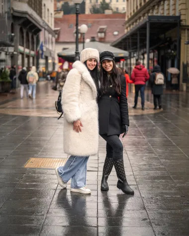 Zagrebačka špica ove subote bila je potpuno drukčija, u tamnim i sivim nijansama