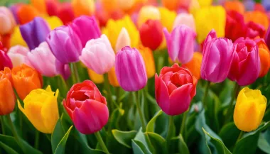 Tulipani odišu elegancijom i profinjenošću. Njihova simbolika, kao i kod ruža, ovisi o boji. Crveni tulipani izražavaju duboku ljubav, dok žuti donose poruku sreće i prijateljstva. Bijeli tulipani mogu biti znak elegancije i oprosta, dok ljubičasti, s kraljevskim prizvukom, prenose poruku luksuza i poštovanja.