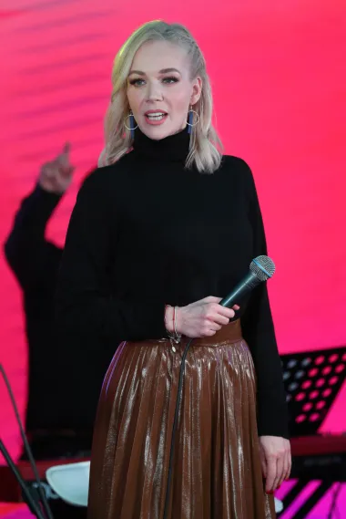 Jelena Rozga na koncertu u Zagrebu, 2017. godine. 