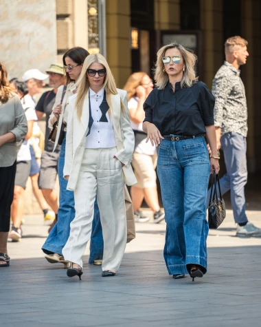 Zagrebačka špica: Olja Vori, Petra Meštrić i fantastične modne kombinacije u centru