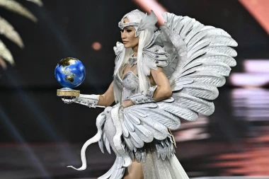 Laura Gnjatović predstavila nacionalni kostim na izboru za Miss Universe