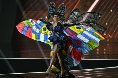 Laura Gnjatović predstavila nacionalni kostim na izboru za Miss Universe