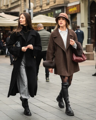 Najljepši kaputi sa špice: Zagrepčanke su elegantne i zimi