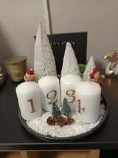 Zaista su prekrasni: Bijeli adventski vjenčići naših čitateljica