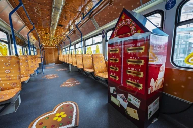 Blagdanska čarolija na tračnicama: Osijek ima najslađi tramvaj u Hrvatskoj