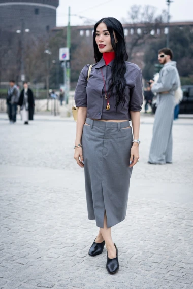 Milanske ulice diktiraju trendove: Heklane haljine, &scaron;tikle, srebrni sjaj i proljetne nijanse