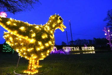 Uskrsna čarolija svjetla: Obitelj Salaj ukrasila imanje s čak 60.000 pisanica