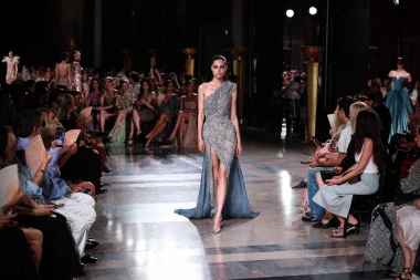Elie Saab odu&scaron;evio u Parizu: Mistične maske, čipka i rasko&scaron;ne haljine