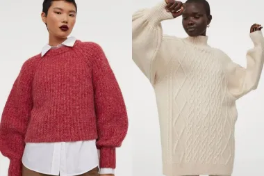 Toplo pletivo za zimske dane pronašle smo u H&M-u, od 150 kuna