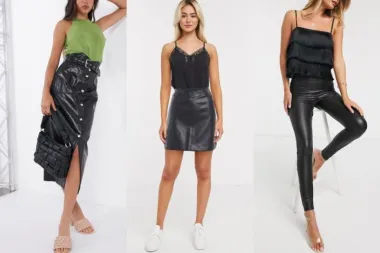 Ove jeseni nosit će se umjetna koža. Pronašle smo super modele hlača, minica i 'kožnjaka'