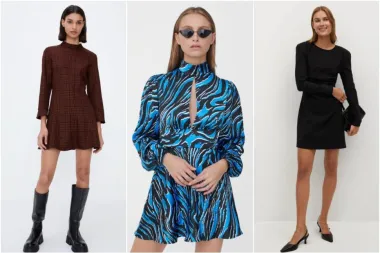 Mini haljine dugih rukava naš su jesenski izbor, a evo high street favorita