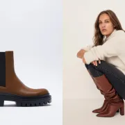 Mango i Zara imaju najljepše čizme i gležnjače u smeđoj boji