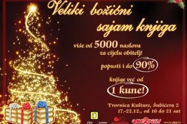 VBZ Veliki božićni sajam knjiga u Tvornici
