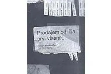 Knjiga tjedna: Prodajem odličja, prvi vlasnik