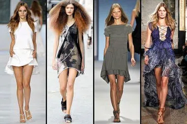 Ovosezonska moda: Asimetrične haljine s "repom"