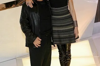 Karolina Kurkova i dizajner Max Azria / Image.net