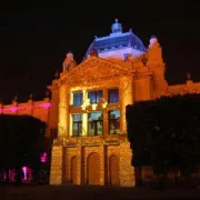 3D mapping oživio južno pročelje Umjetničkog paviljona u Zagrebu