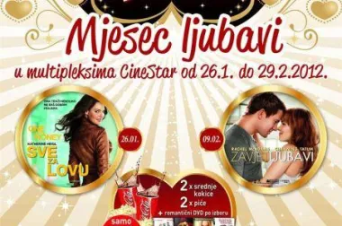 Mjesec ljubavi u CineStar multipleksima