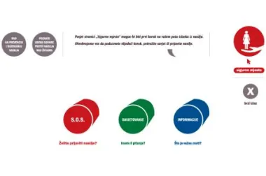 Predstavljena web stranica "Sigurno mjesto"