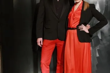 Dizajner Robert Sever i Jelena Popović Volarić