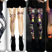 Modni trend - „ombre“ i oslikane hulahop čarape i tajice
