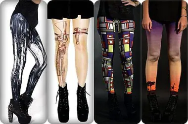 Modni trend - „ombre“ i oslikane hulahop čarape i tajice