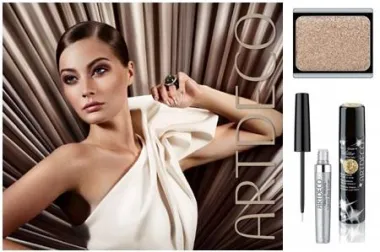 Novogodišnji make-up: povratak zlatnih šljokica