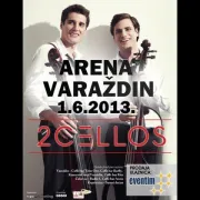 Rasprodane ulaznice VIP parter i Tribina Plus za koncert 2CELLOS u Varaždinu!!!