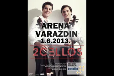 Rasprodane ulaznice VIP parter i Tribina Plus za koncert 2CELLOS u Varaždinu!!!