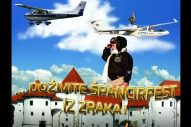 Doživite Špancirfest iz zraka
