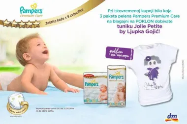 Pampers, dm i vesele curice Jolie Petite unose novi dašak veselja u živote mama