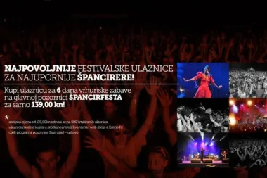 U prodaju puštene izuzetno povoljne festivalske ulaznice za Špancirfest