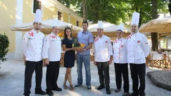 Doris Pinčić i Hrvatska kulinarska reprezentacija u Falkensteiner hotelu Adriana